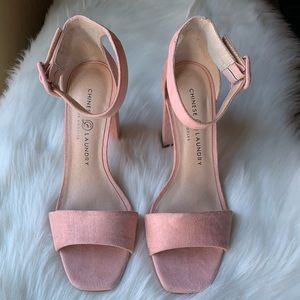 Chinese Laundry Jettie Suede Ankle Strap Sandal